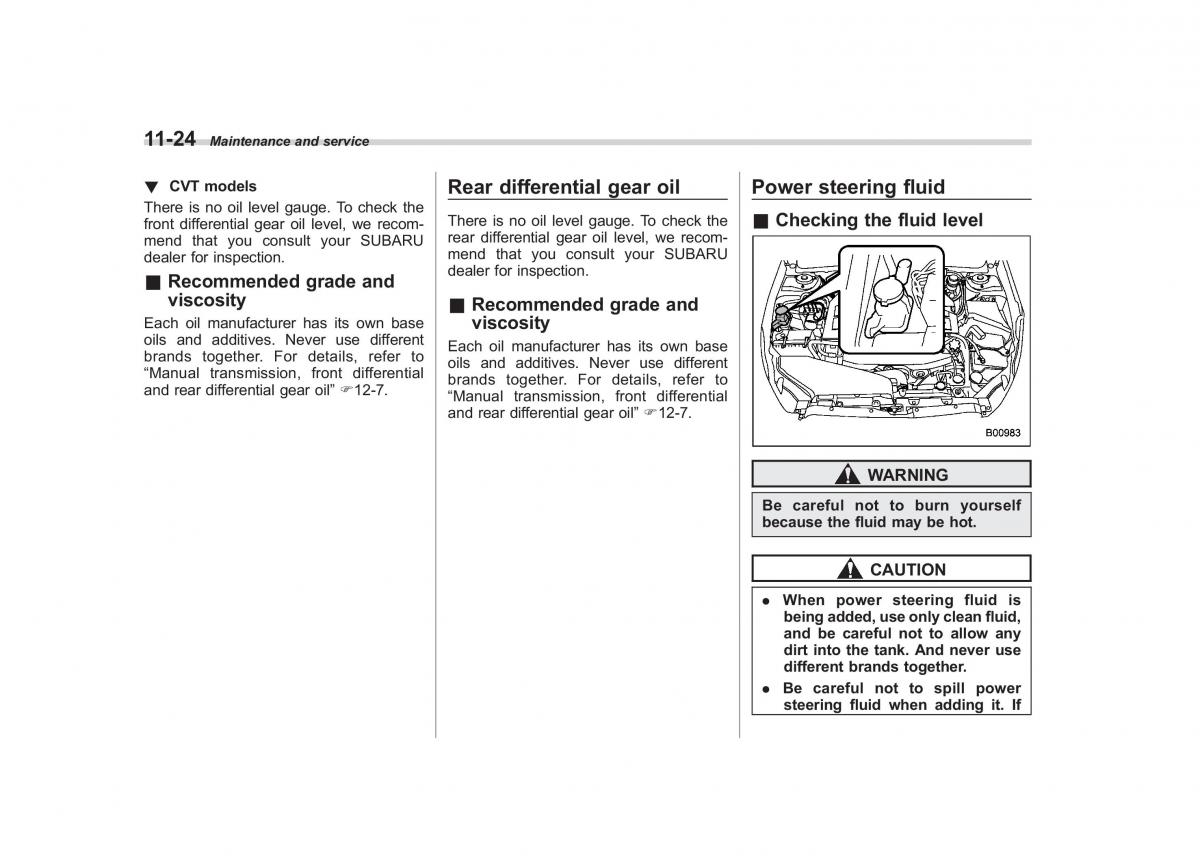 Subaru Outback Legacy IV 4 owners manual / page 395