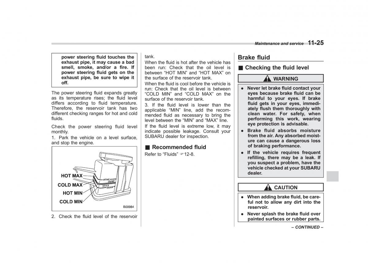 Subaru Outback Legacy IV 4 owners manual / page 396