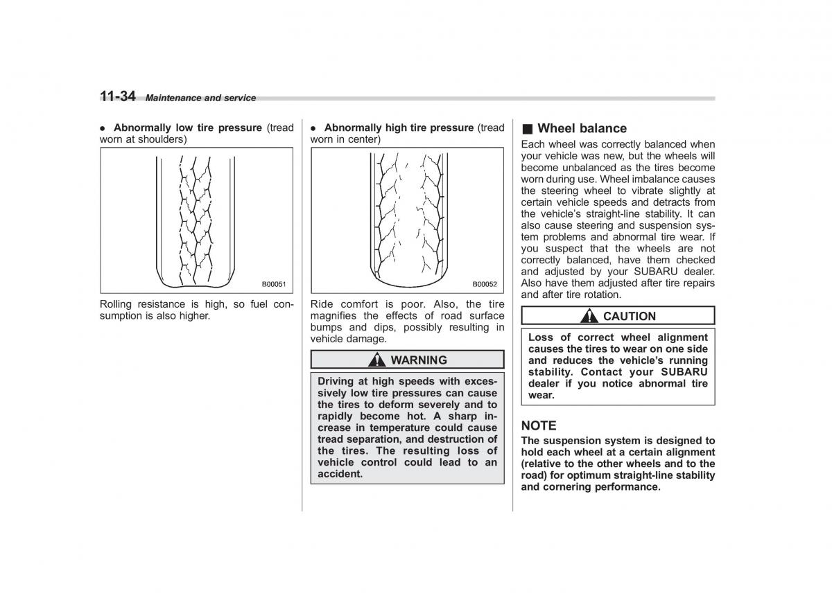 Subaru Outback Legacy IV 4 owners manual / page 405