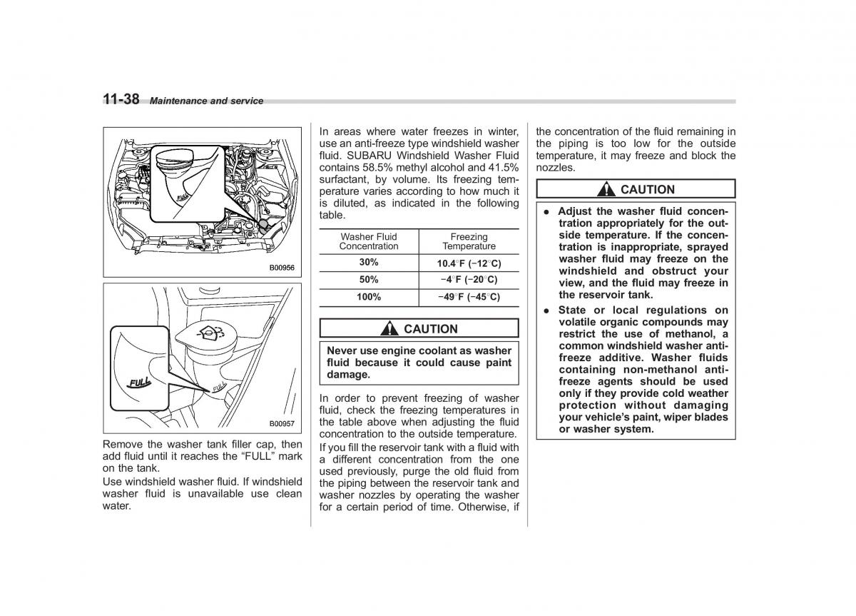 Subaru Outback Legacy IV 4 owners manual / page 409