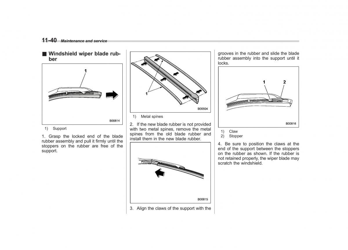 Subaru Outback Legacy IV 4 owners manual / page 411