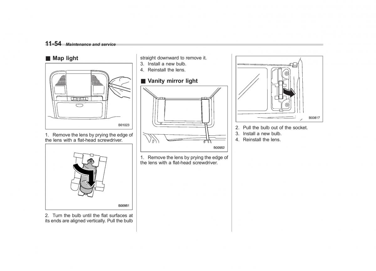 Subaru Outback Legacy IV 4 owners manual / page 425