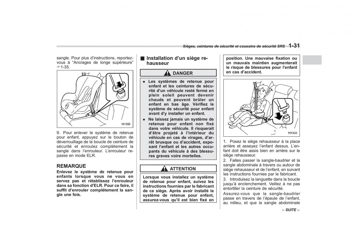 Subaru Outback Legacy IV 4 manuel du proprietaire / page 58