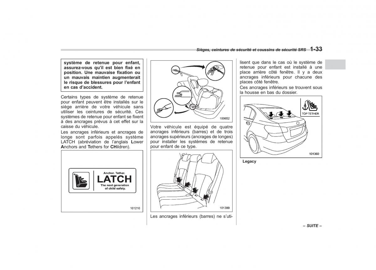 Subaru Outback Legacy IV 4 manuel du proprietaire / page 60