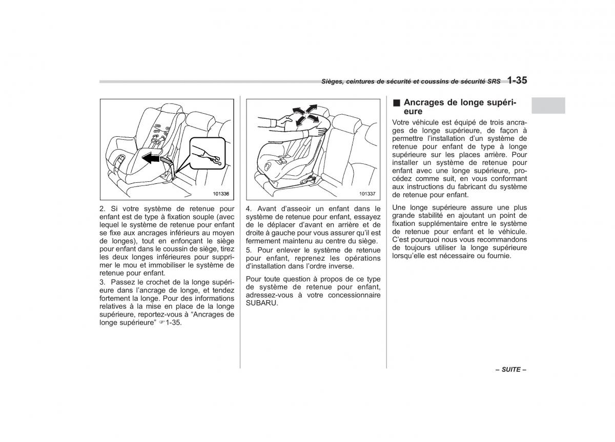 Subaru Outback Legacy IV 4 manuel du proprietaire / page 62