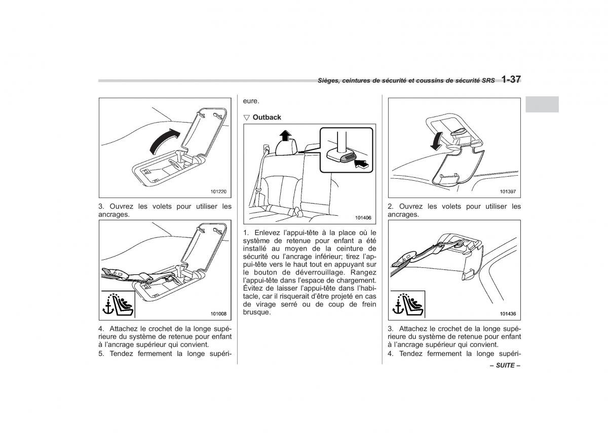 Subaru Outback Legacy IV 4 manuel du proprietaire / page 64