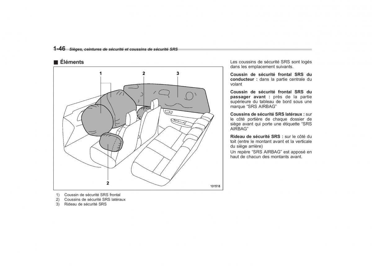 Subaru Outback Legacy IV 4 manuel du proprietaire / page 73