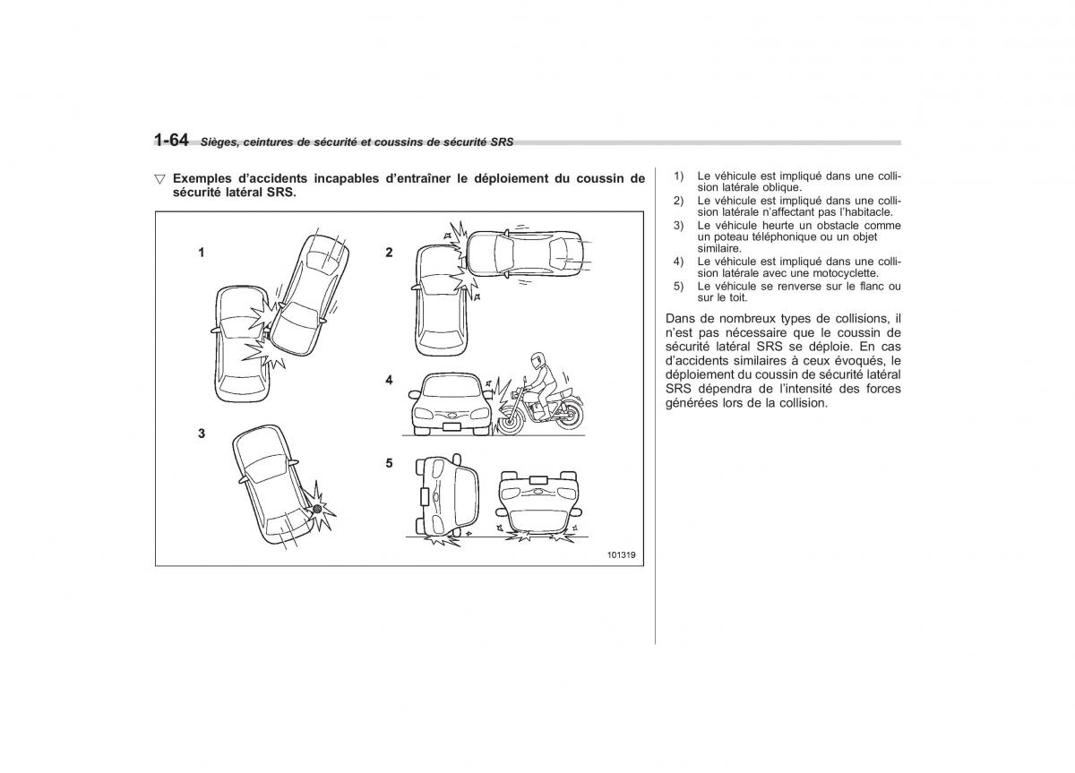 Subaru Outback Legacy IV 4 manuel du proprietaire / page 91