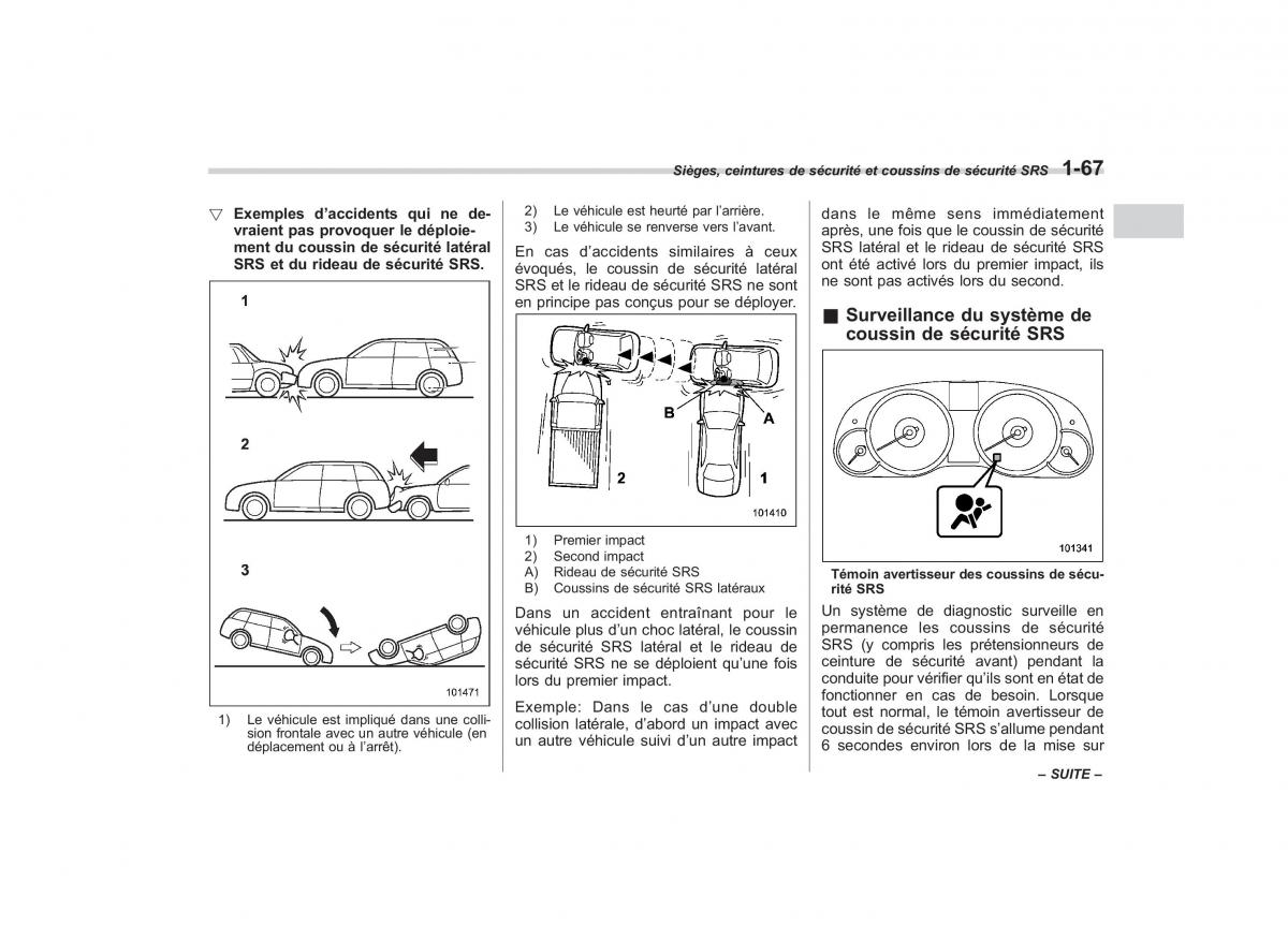 Subaru Outback Legacy IV 4 manuel du proprietaire / page 94