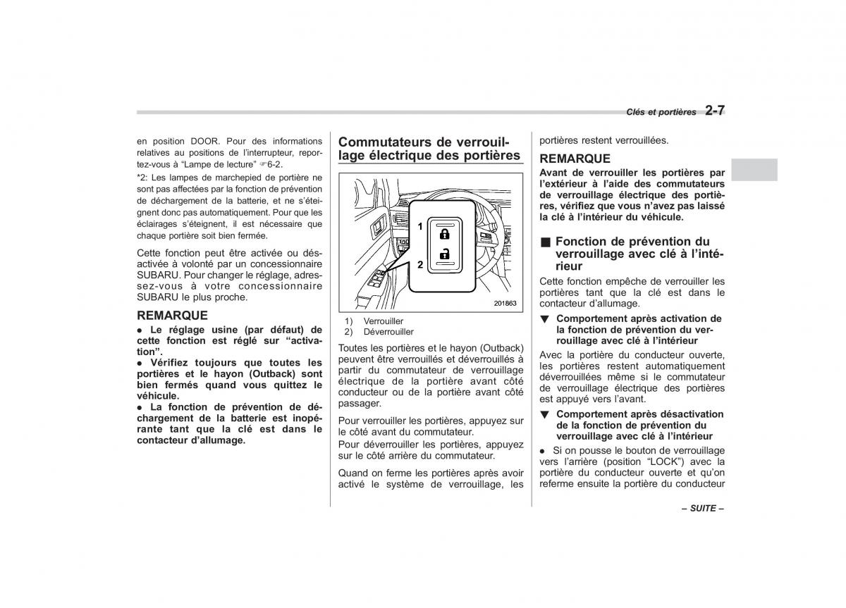 Subaru Outback Legacy IV 4 manuel du proprietaire / page 104