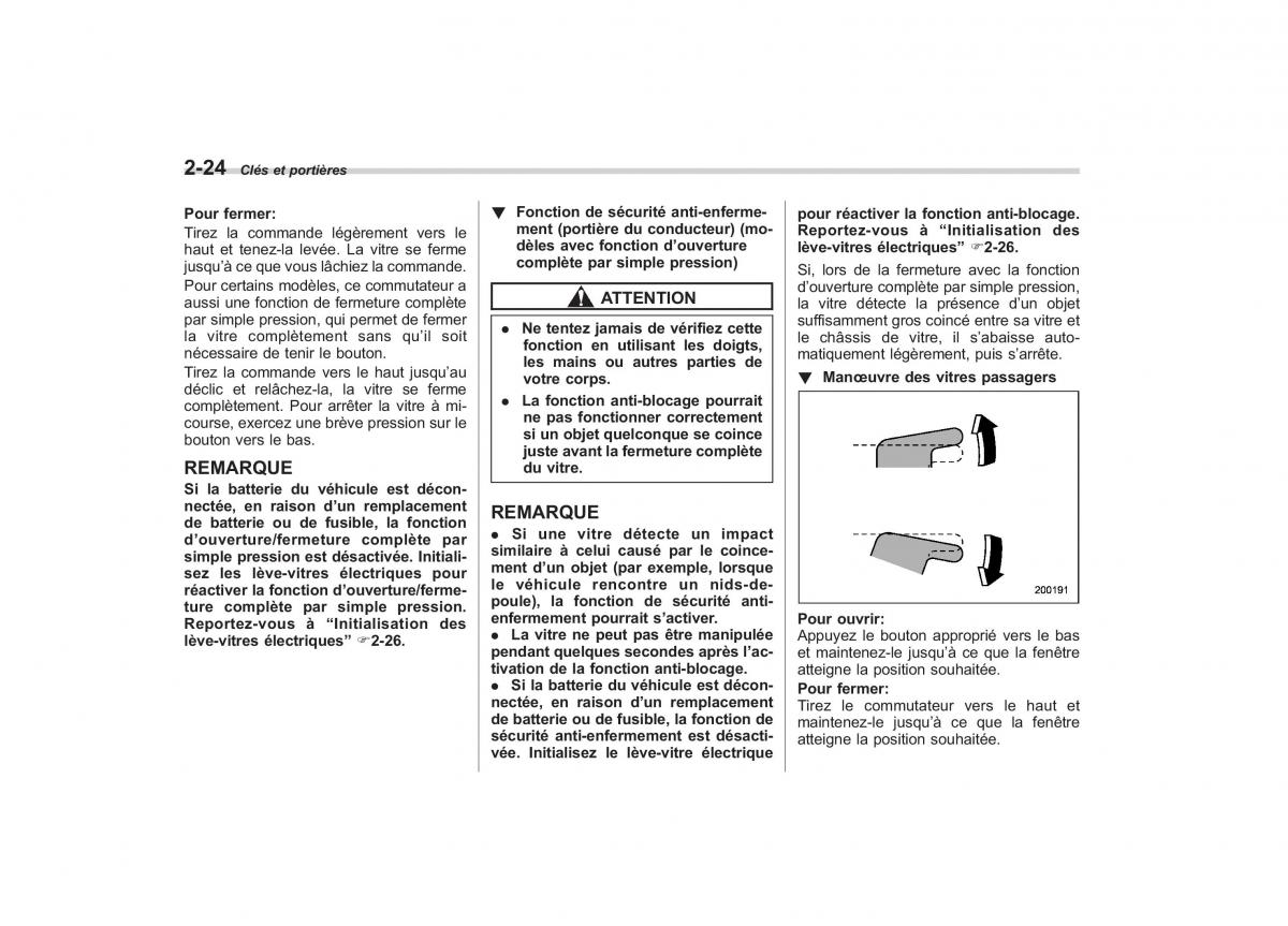 Subaru Outback Legacy IV 4 manuel du proprietaire / page 121