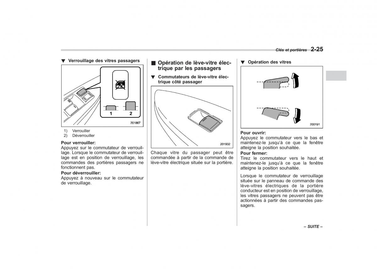 Subaru Outback Legacy IV 4 manuel du proprietaire / page 122