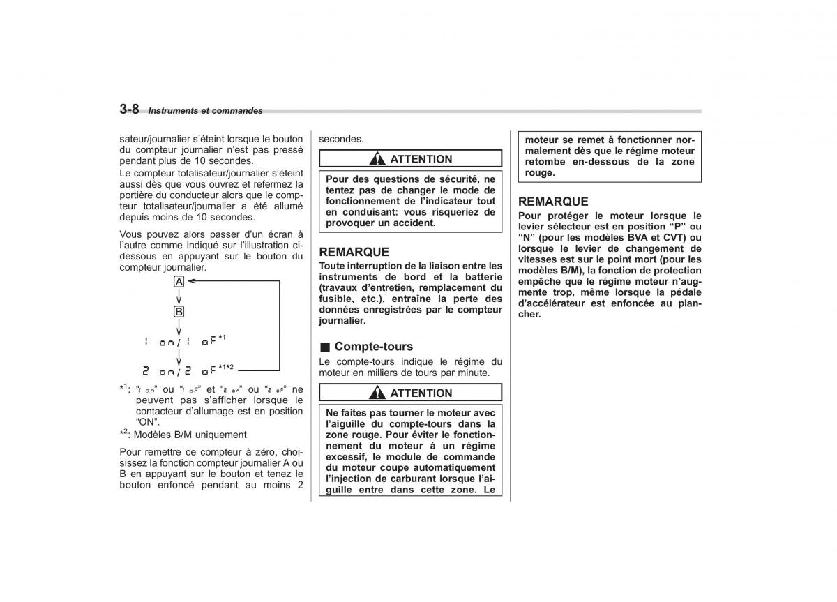 Subaru Outback Legacy IV 4 manuel du proprietaire / page 137