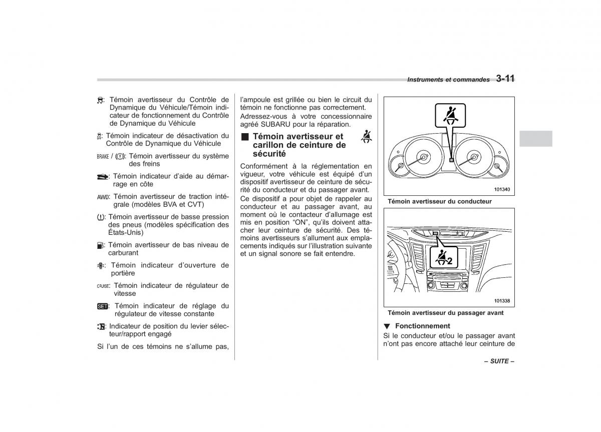Subaru Outback Legacy IV 4 manuel du proprietaire / page 140