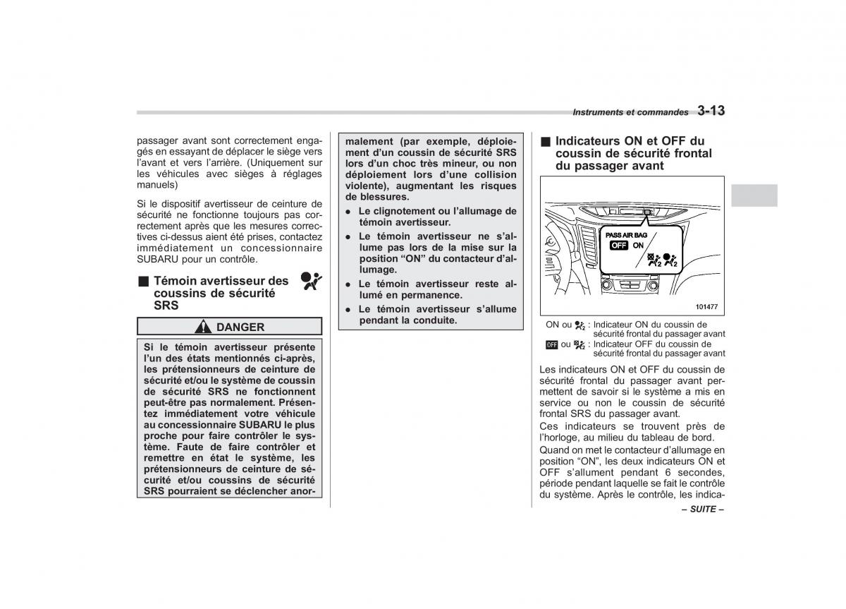 Subaru Outback Legacy IV 4 manuel du proprietaire / page 142