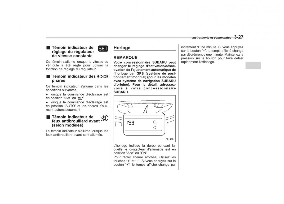 Subaru Outback Legacy IV 4 manuel du proprietaire / page 156