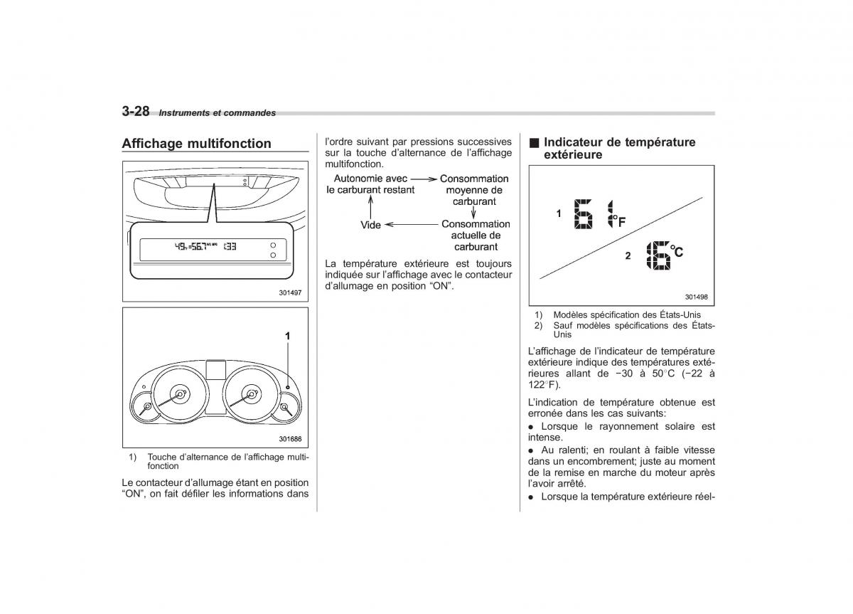 Subaru Outback Legacy IV 4 manuel du proprietaire / page 157