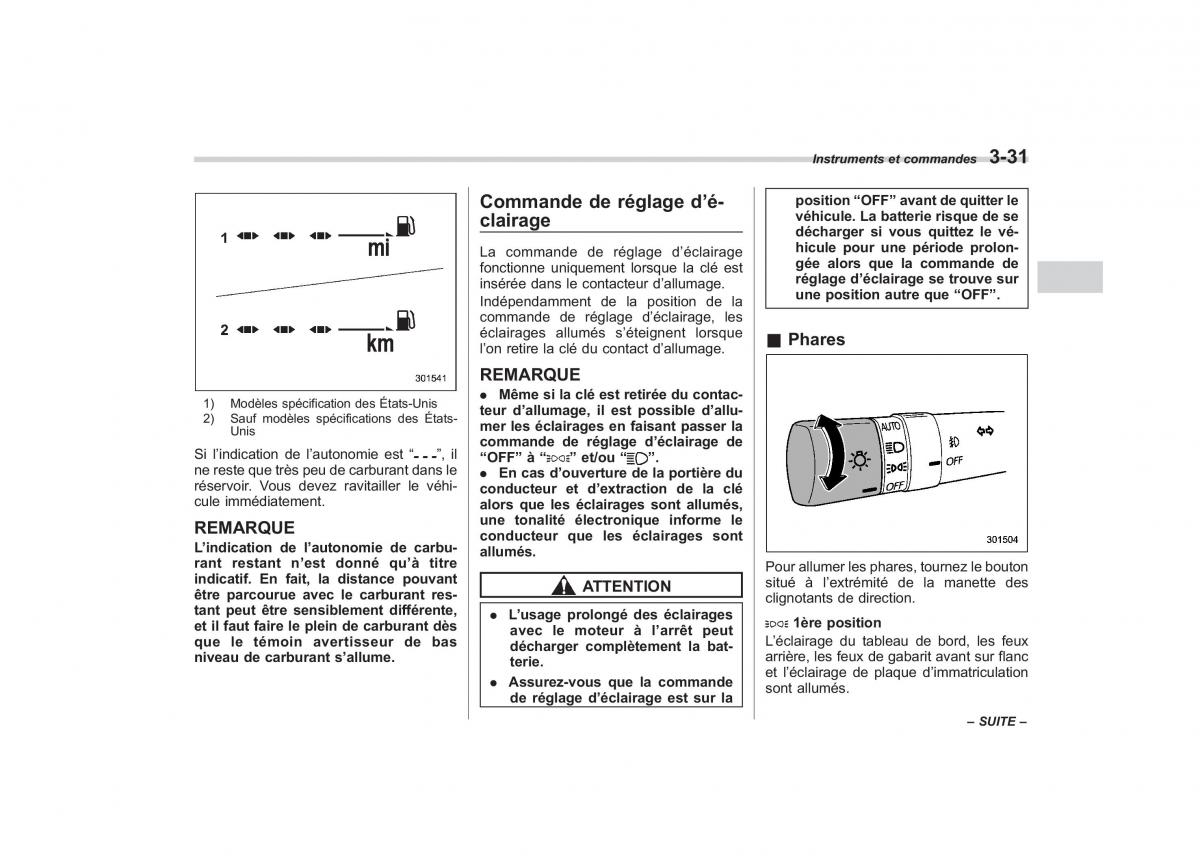 Subaru Outback Legacy IV 4 manuel du proprietaire / page 160