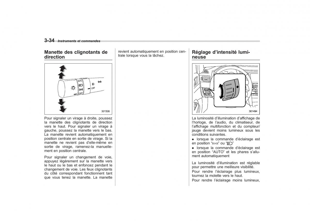 Subaru Outback Legacy IV 4 manuel du proprietaire / page 163