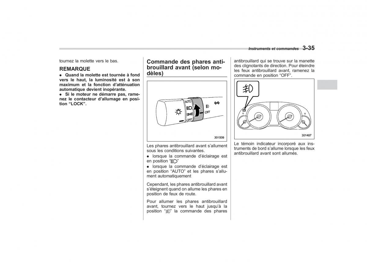 Subaru Outback Legacy IV 4 manuel du proprietaire / page 164