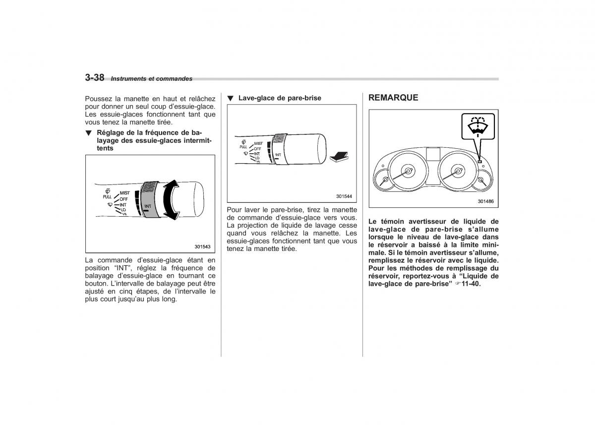 Subaru Outback Legacy IV 4 manuel du proprietaire / page 167