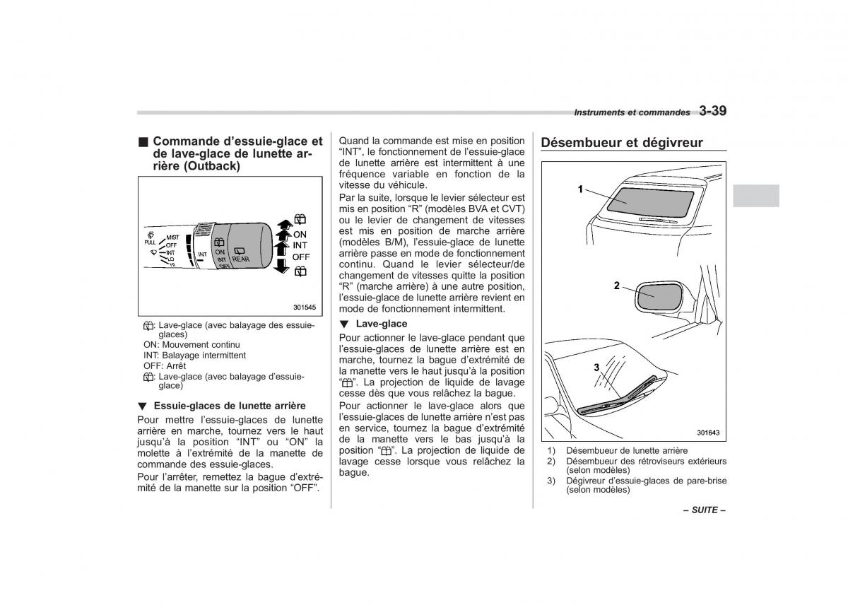 Subaru Outback Legacy IV 4 manuel du proprietaire / page 168