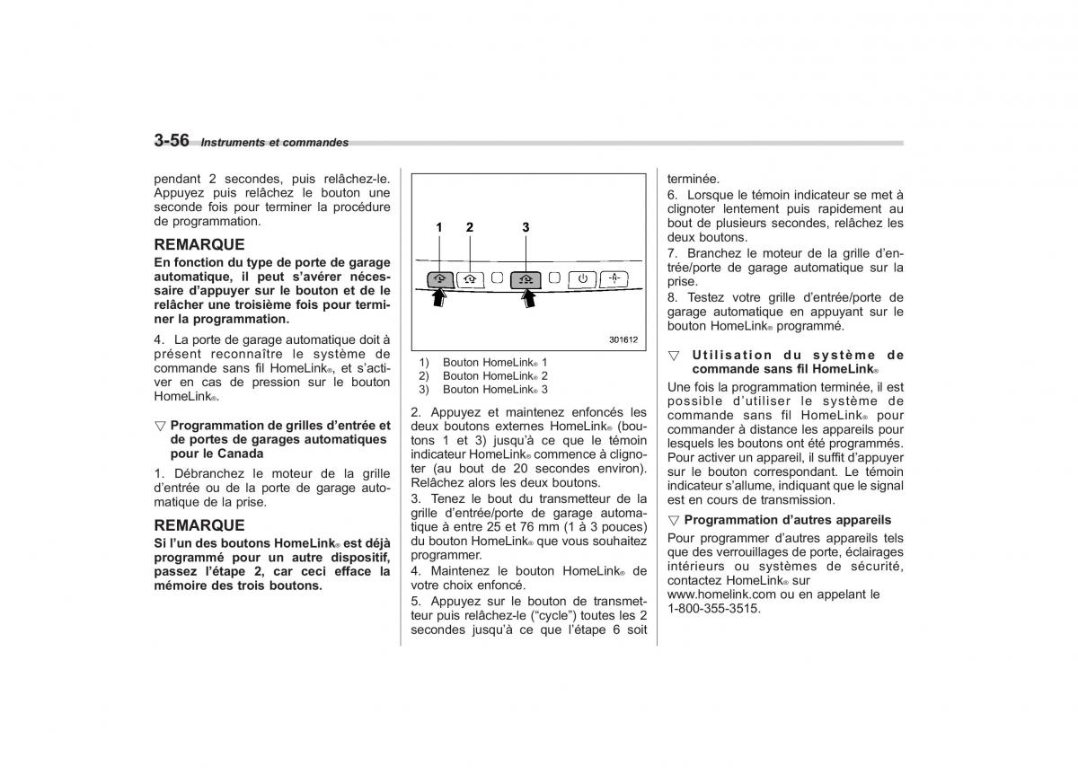 Subaru Outback Legacy IV 4 manuel du proprietaire / page 185