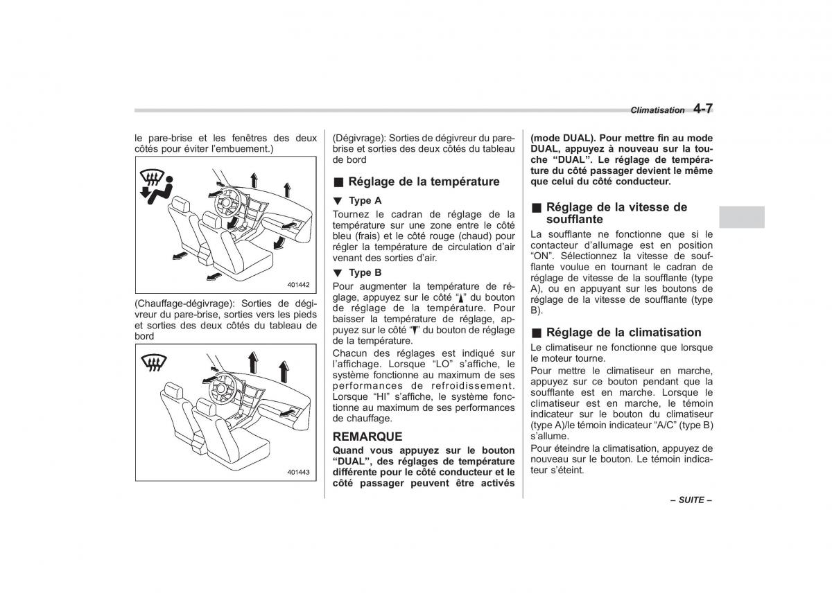 Subaru Outback Legacy IV 4 manuel du proprietaire / page 196