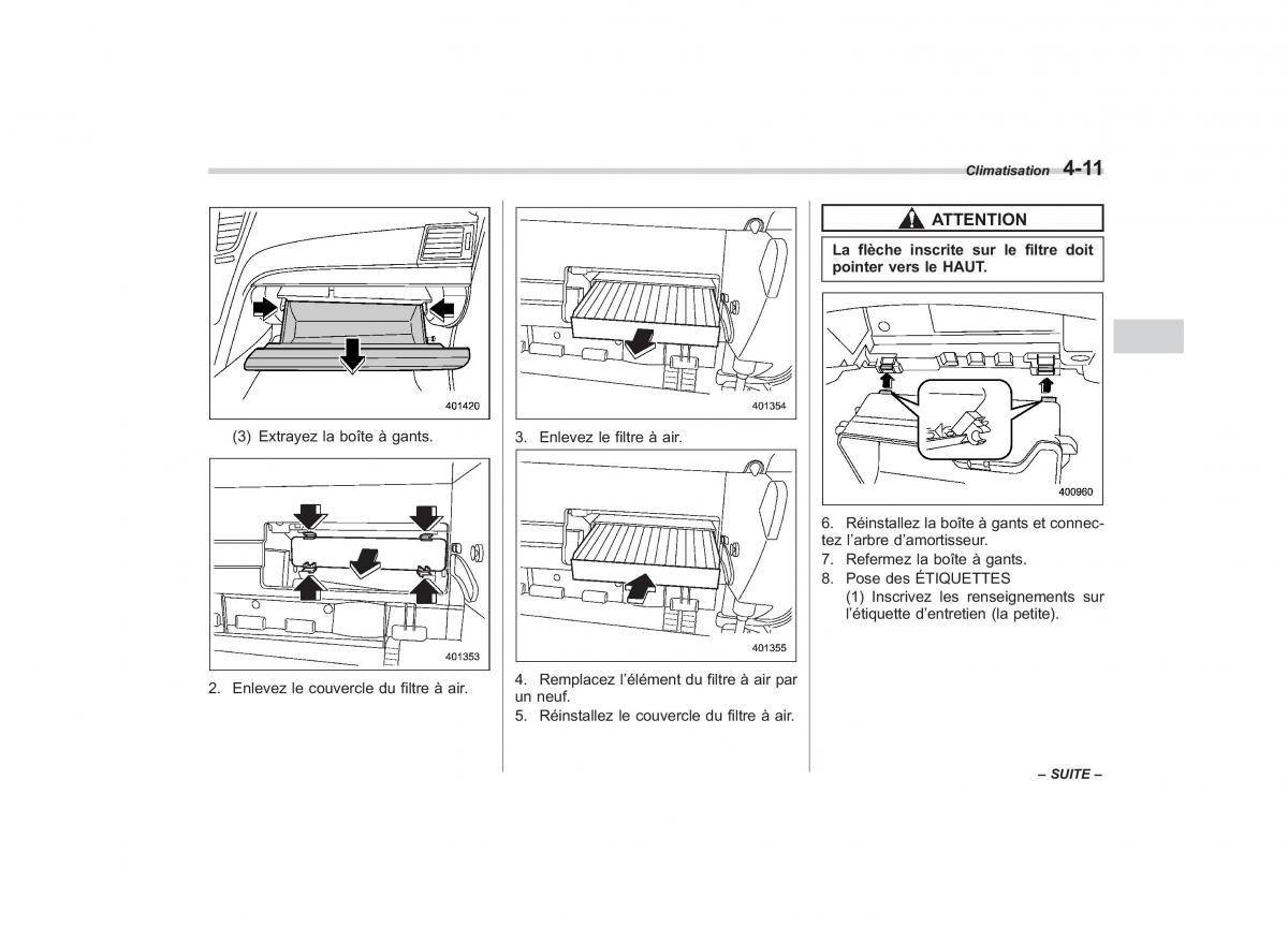 Subaru Outback Legacy IV 4 manuel du proprietaire / page 200