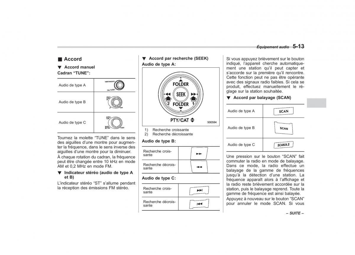 Subaru Outback Legacy IV 4 manuel du proprietaire / page 214