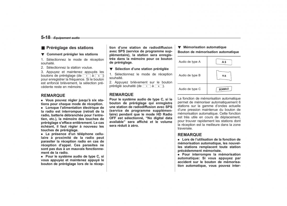 Subaru Outback Legacy IV 4 manuel du proprietaire / page 219