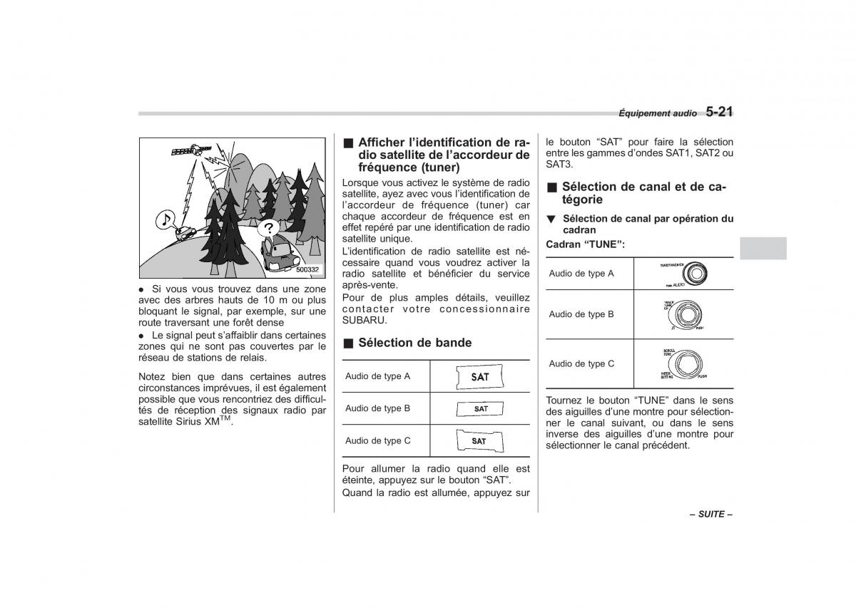 Subaru Outback Legacy IV 4 manuel du proprietaire / page 222