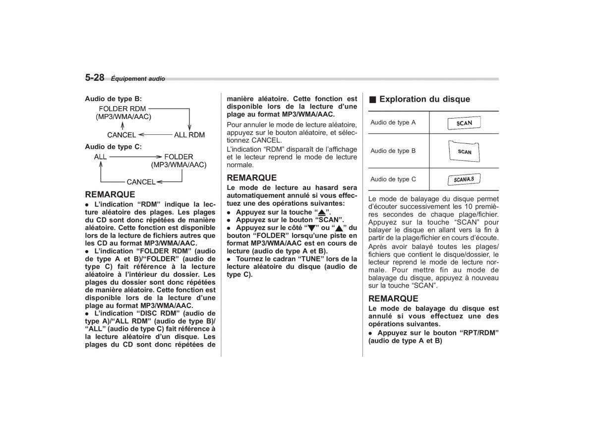 Subaru Outback Legacy IV 4 manuel du proprietaire / page 229