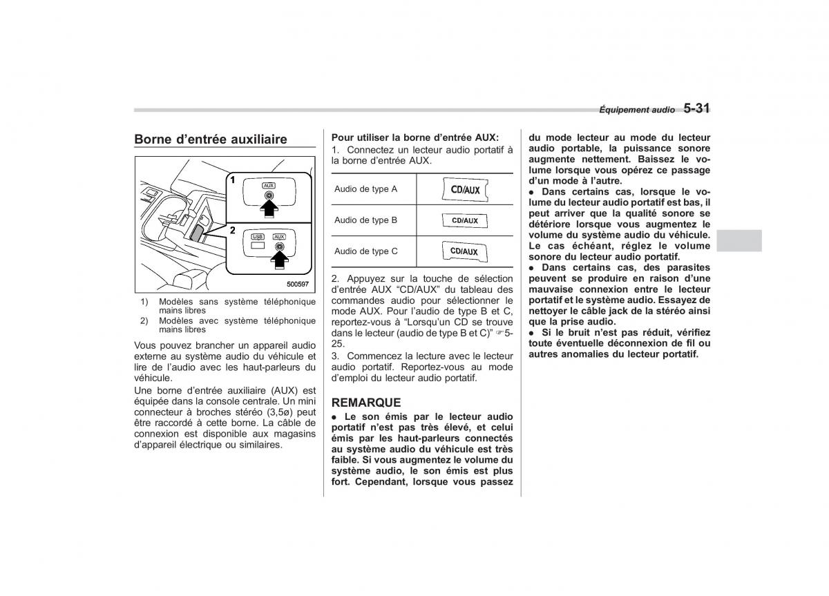 Subaru Outback Legacy IV 4 manuel du proprietaire / page 232