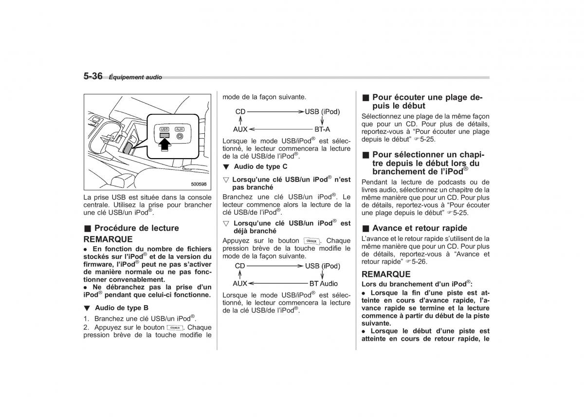 Subaru Outback Legacy IV 4 manuel du proprietaire / page 237