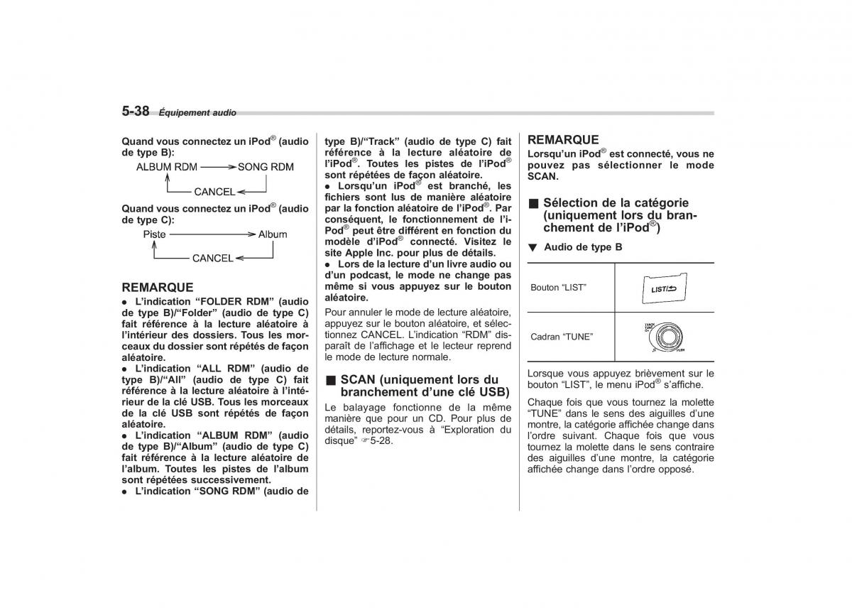 Subaru Outback Legacy IV 4 manuel du proprietaire / page 239