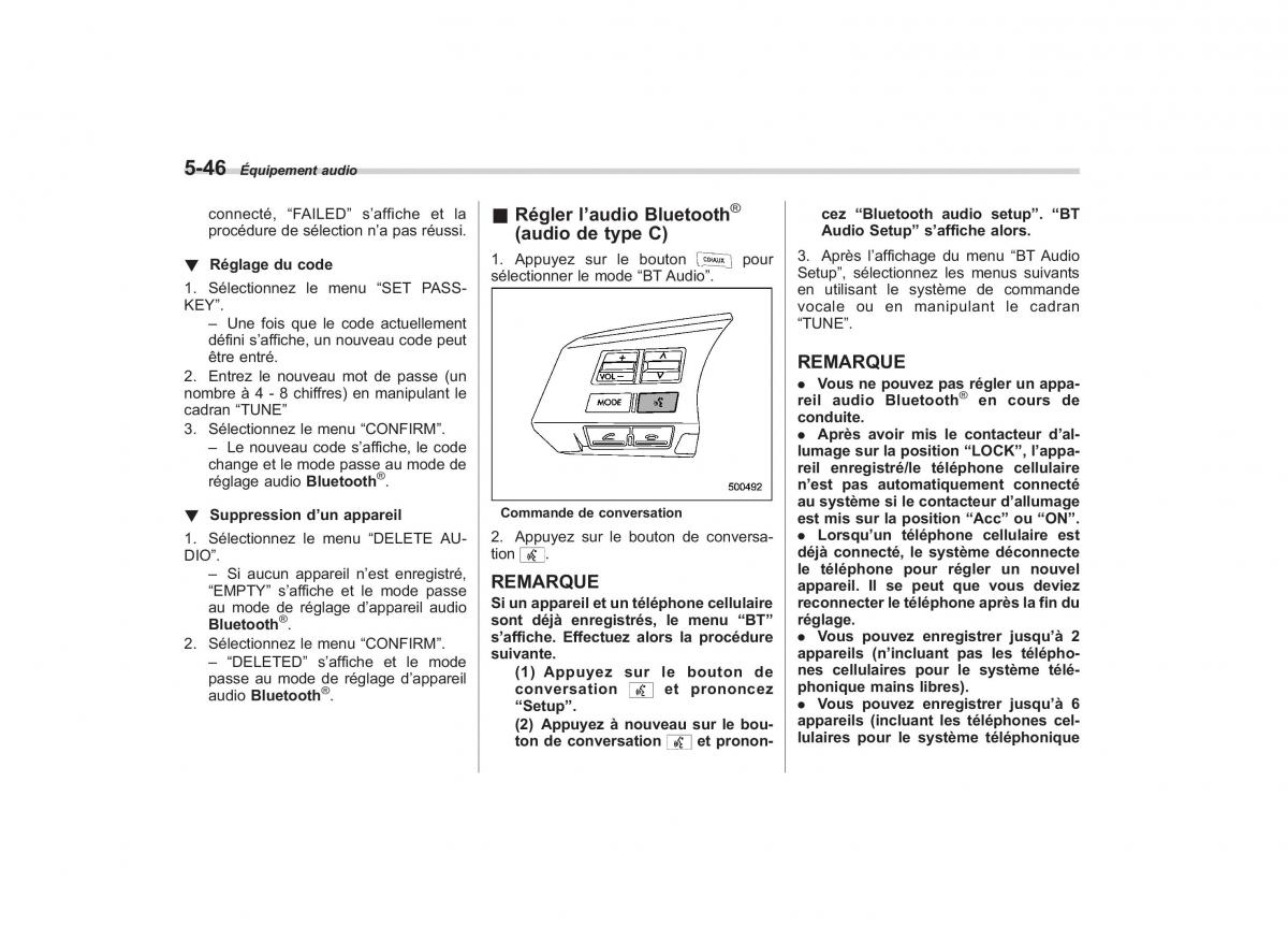 Subaru Outback Legacy IV 4 manuel du proprietaire / page 247