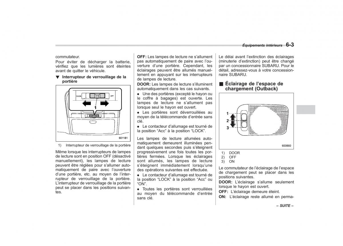 Subaru Outback Legacy IV 4 manuel du proprietaire / page 277