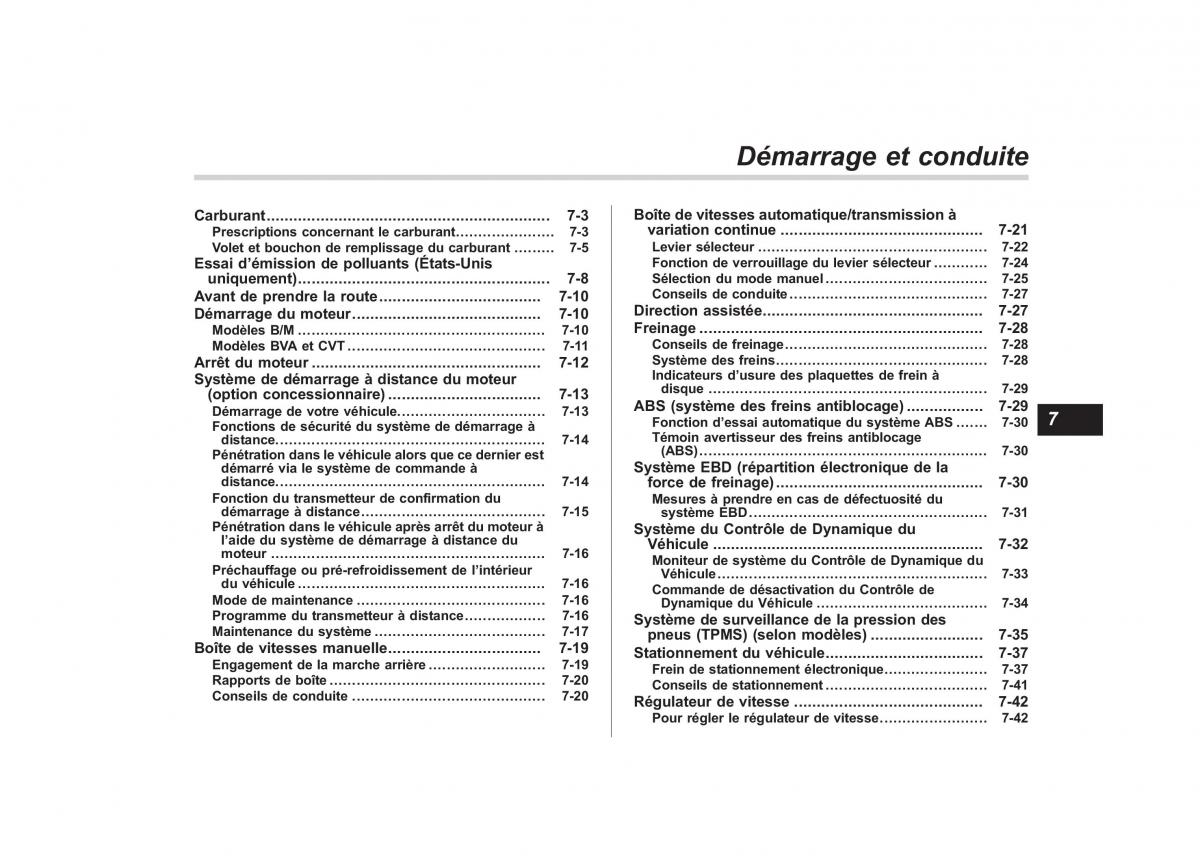 Subaru Outback Legacy IV 4 manuel du proprietaire / page 299