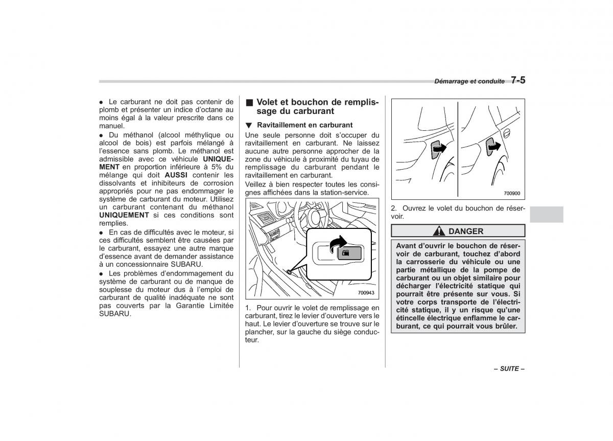 Subaru Outback Legacy IV 4 manuel du proprietaire / page 303