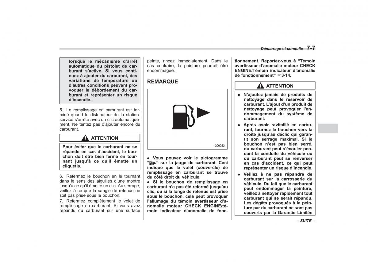 Subaru Outback Legacy IV 4 manuel du proprietaire / page 305