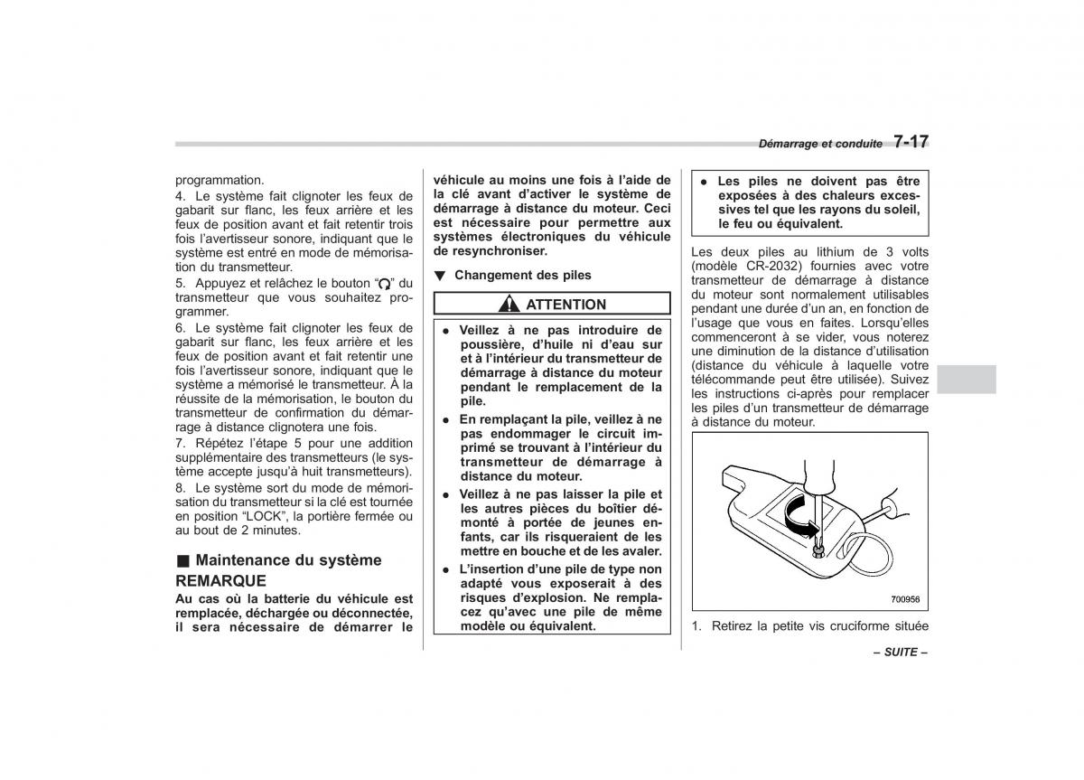 Subaru Outback Legacy IV 4 manuel du proprietaire / page 315