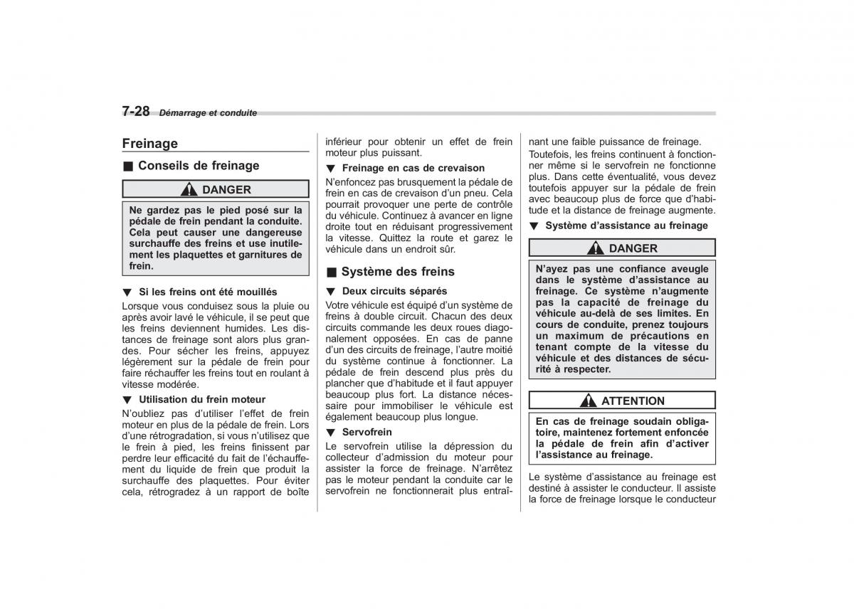 Subaru Outback Legacy IV 4 manuel du proprietaire / page 326