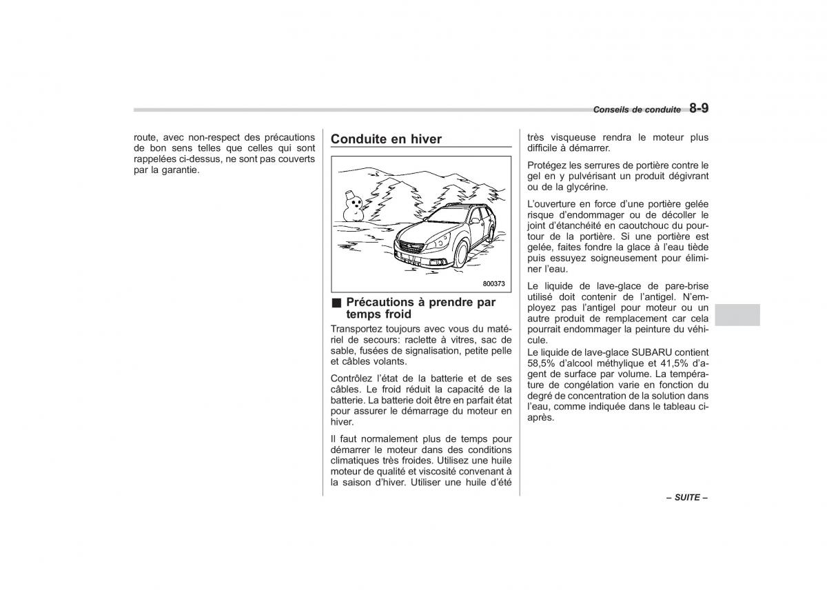 Subaru Outback Legacy IV 4 manuel du proprietaire / page 352