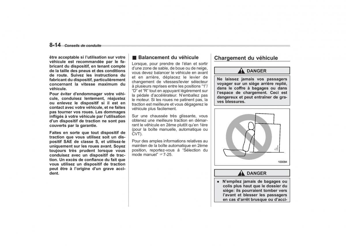 Subaru Outback Legacy IV 4 manuel du proprietaire / page 357