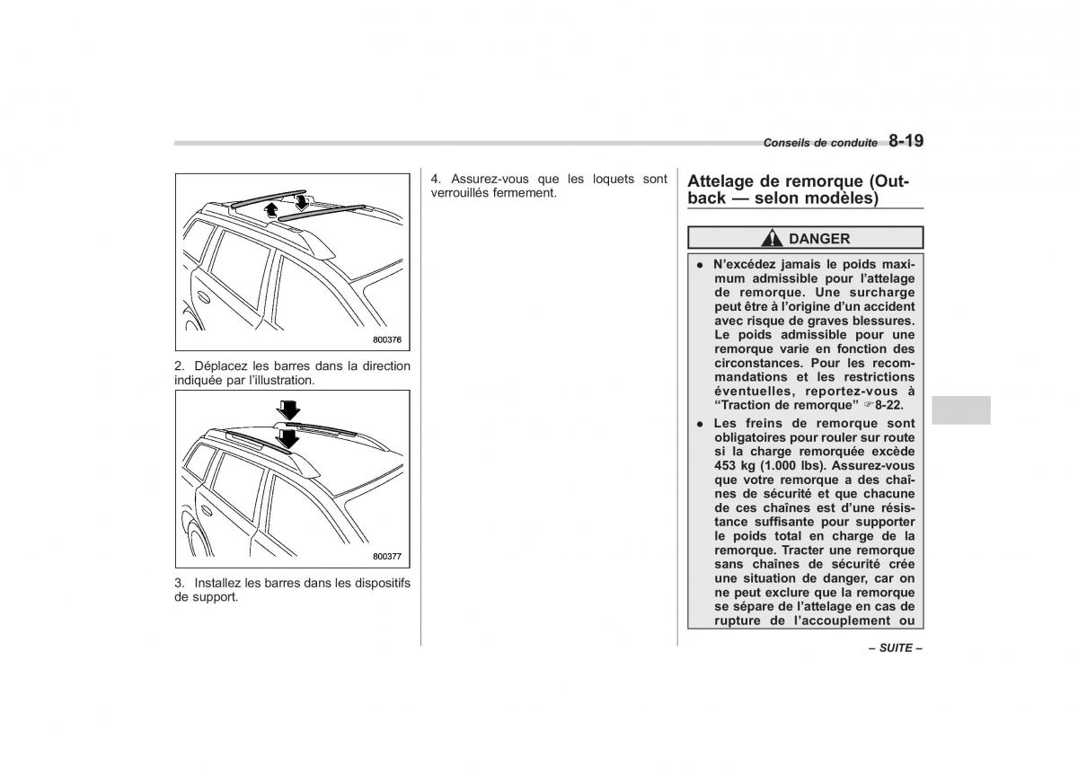 Subaru Outback Legacy IV 4 manuel du proprietaire / page 362