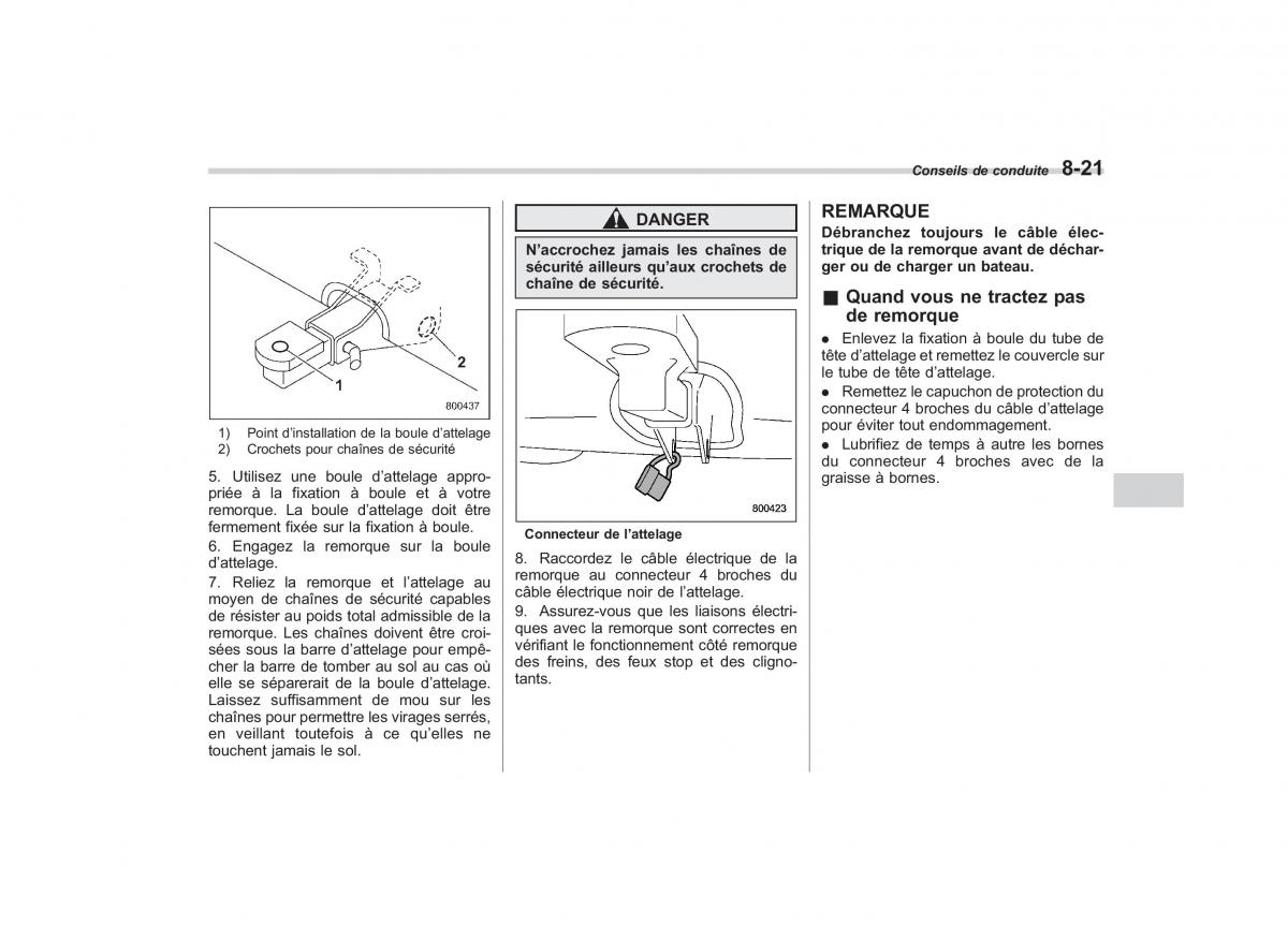 Subaru Outback Legacy IV 4 manuel du proprietaire / page 364