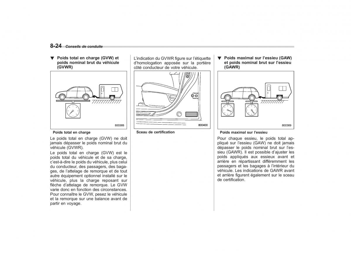 Subaru Outback Legacy IV 4 manuel du proprietaire / page 367