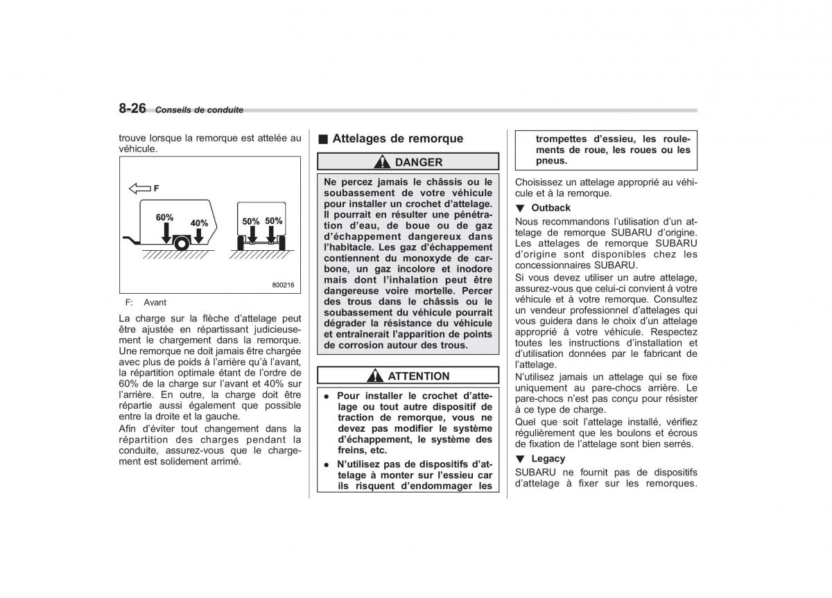 Subaru Outback Legacy IV 4 manuel du proprietaire / page 369