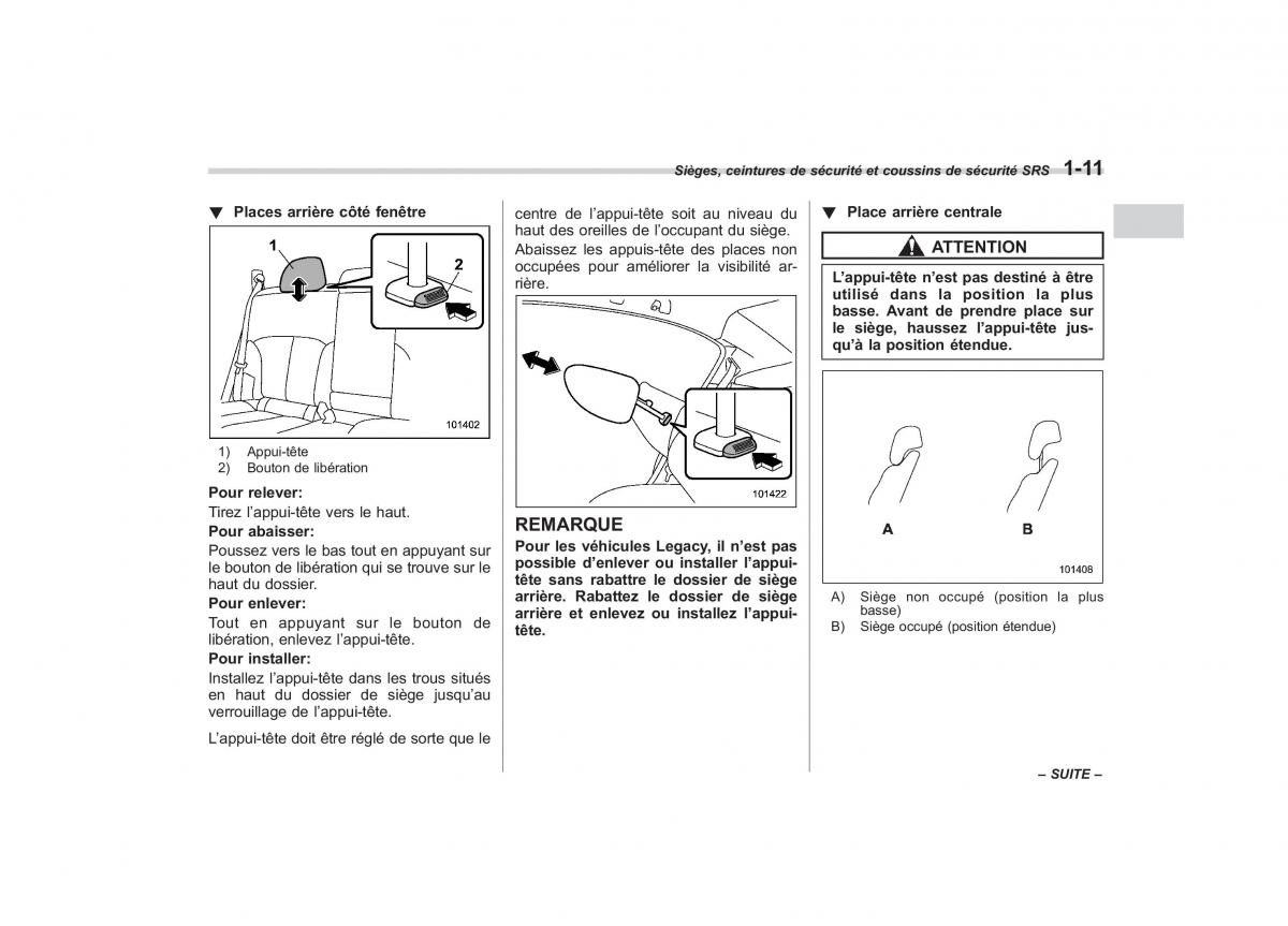 Subaru Outback Legacy IV 4 manuel du proprietaire / page 38